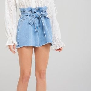 Storets Denim Belted Shorts